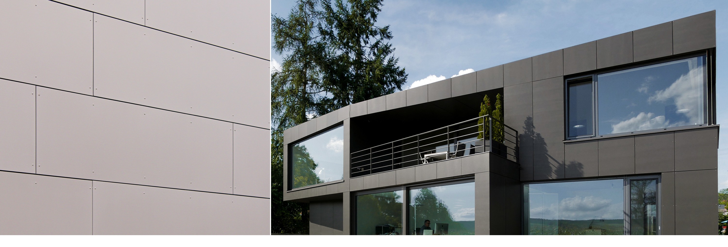 CELLON classic, glatte Fassadenoberfläche, Nahaufnahme